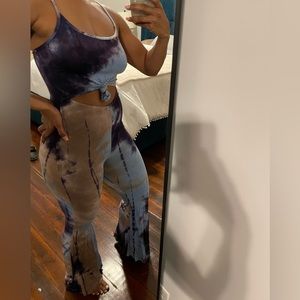 Tie-Dyed Jumpsuit